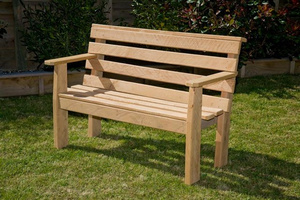 Macrocarpa 2 seater bench